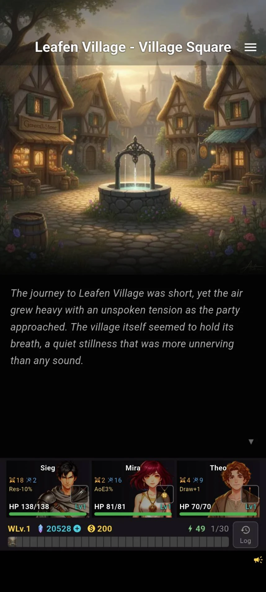 Myriad Saga - Our AI Card RPG screenshot